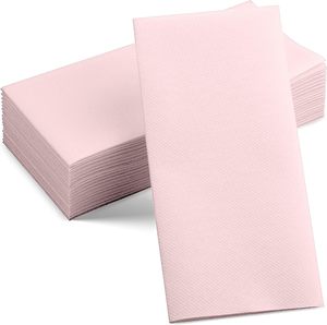Serviettes de table jetables effet lin OEM, 50 pièces, 17x12, 1 pli, absorbantes, douces, en <span class=keywords><strong>papier</strong></span>, pour fête d'<span class=keywords><strong>anniversaire</strong></span> (vert) - Product Image 2