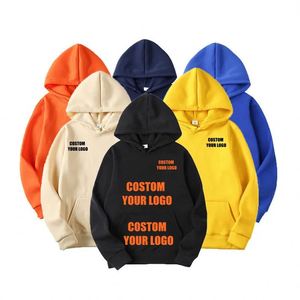Sweat-shirts à capuche personnalisés pour hommes, vêtements de streetwear en molleton, jogging, 100% coton, sweats à capuche oversize unisexes, sweats à capuche pour hommes - Product Image 1