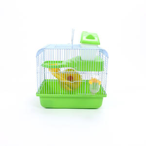 Hamster Castle Villa Jaula de doble capa Jaula de hámster simple Alambre Suministros de hámster Casa al por mayor - Product Image 2