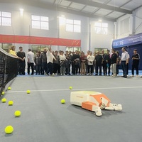 Nuevo Robot Recogepelotas de Tenis Inteligente, Recolector de Pelotas de Tenis para Entrenamiento Deportivo en Cancha