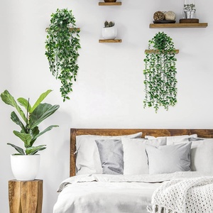 <span class=keywords><strong>Plantes</strong></span> artificielles suspendues en plastique vert LUYI, écologiques, <span class=keywords><strong>pour</strong></span> décoration murale intérieure, Thanksgiving, mariage - Product Image 3