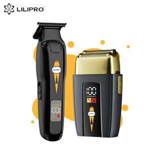 LiliPro M20 और s20 पेशेवर सैलून कॉर्लेस हेयर ट्रिमर और पन्नी शेवर किट 2-इन-1 पुरुषों के ग्रोमिंग किट - Product Image 1