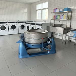 Machine d'extraction d'eau industrielle électrique en acier inoxydable pour blanchisserie Sunflower - Product Image 1