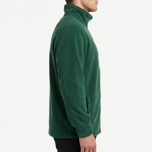 Veste polaire verte personnalisable pour enfants, entièrement zippée, col montant, chaude, pour le printemps, les activités de plein air, la randonnée, le camping, les vêtements de travail, personnalisable - Product Image 3