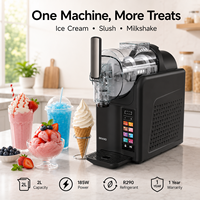 Machine à glace pilée commerciale 2L à écran tactile ABS personnalisée en usine, prix machine à slush professionnelle à bol unique pour bar