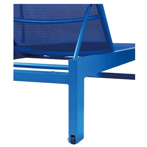 Blue Hotel Beach Garden Tumbona Muebles Piscina de aluminio al aire libre Tumbonas para exteriores - Product Image 6