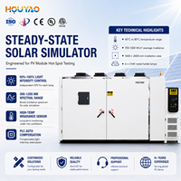 Simulador Solar de Estado Estacionario AM1.5G de Espectro Completo 300-1200nm con Matriz Simétrica de 6 Lámparas para Pruebas de Resistencia de Puntos Calientes en Celdas