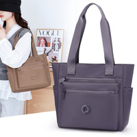 Nouveau sac à bandoulière pour femme, sac fourre-tout de style coréen, grande capacité, tendance, minimaliste, fermeture éclair simple, pour le bureau, le shopping, les voyages