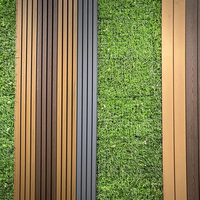 Revêtement mural extérieur en WPC co-extrudé, imperméable, panneau composite pour la décoration de façade, vente en gros