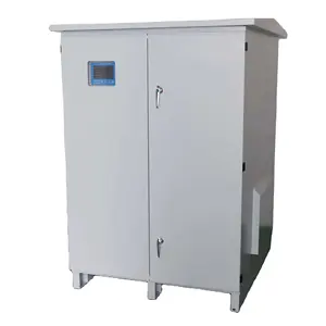 Özelleştirilmiş açık 415v otomatik voltaj regülatörleri stabilizatörler AVR 100kva/200kva/300kva IP54 veya IP65