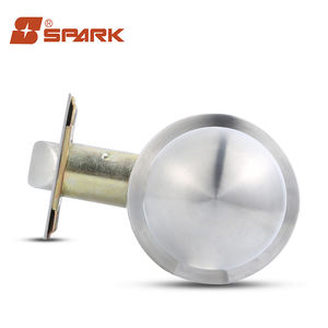 Poignée de porte de passage en acier inoxydable satiné nickel de haute qualité SUS 304 avec rosette ronde - Product Image 3