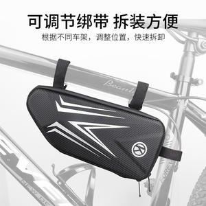 Sac triangulaire pour vélo de montagne VeloX, noir, imperméable, pochette pour cadre avant, accessoire de vélo, rangement 805 - Product Image 4