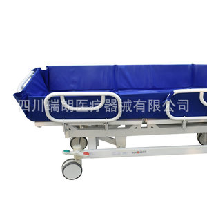 Carrito de baño Sichuan Ruilang RT080 con altura ajustable, carro médico para ancianos y pacientes postrados en cama - Product Image 4