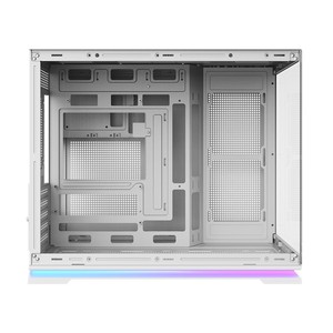 Case <span class=keywords><strong>PC</strong></span> Gaming Hot Selling 2805M MATX ITX Mid Tower Micro Sea View con Doppia Camera e Striscia LED - Product Image 5