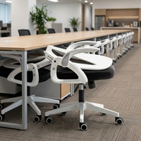 Chaise de travail ergonomique pliable la plus vendue, chaise de jeu moderne pour bureau avec accoudoirs rabattables et dossier pliable