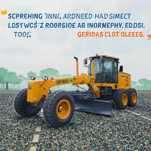 1653iv मोटर ग्रेडर शहरी ग्रामीण सड़क निर्माण मशीनरी बड़े क्षेत्र के लिए ग्राउंड लेवलिंग ट्रेंच डाइजिंग ढलान बुलडोजिंग ढलान बुलडोजिंग - Product Image 2