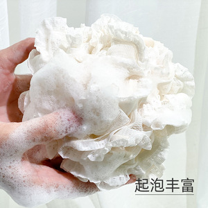 Bath Flower Shower Ball Large Size Rich Lather For Bathing And Body Scrubbing - Product Image 1