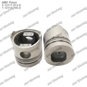 6BB1 Piston 5-12111-013-0 1-12111-745-0 For Isuzu Engine Repair Parts