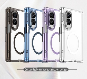 Funda Protectora para Teléfono Samsung <span class=keywords><strong>Galaxy</strong></span> Z FOLD8 FOLD 8 ULTRA FLIP8, Transparente, Resistente a Impactos, Híbrida de TPU y PC, con Magfit N52 - Product Image 2