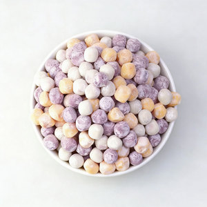 Boules de taro surgelées à cuisson rapide, mélange de 3 couleurs, perles de tapioca <span class=keywords><strong>en</strong></span> sachet pour les ingrédients du bubble tea - Product Image 1