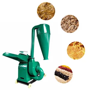 RCM Mini Trituradora de paja Trituradora de alimentación animal y mezclador Molino de martillo Granja Molino Triturador de maíz