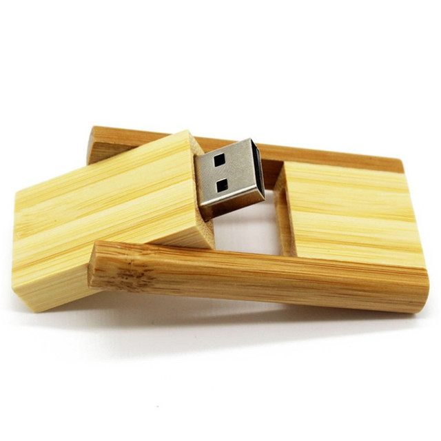 Custom Full Capacity 64GB-2TB New Fast-Transfer Wooden USB Flash Drive in Stock