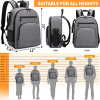 Mochila impermeable multifunción bolsa de cámara de fotografía impermeable de viaje de gran capacidad