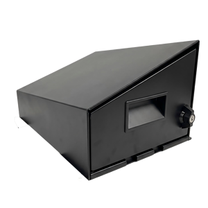 Boîte de rangement en acier à fixer sous le siège avec serrure à clé, organisateur de véhicule caché et sécurisé pour l'intérieur de la voiture - Product Image 1
