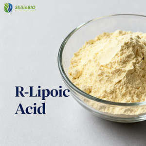 Integratore sanitario 99% polvere di acido R-lipoico polvere di acido alfa lipoico - Product Image 3