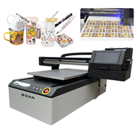 Nouvelle version améliorée de l'imprimante UV 6090 A1, machine d'impression UV DTF à plat pour plaques signalétiques, toiles, gobelets, coques de téléphone, balles de golf