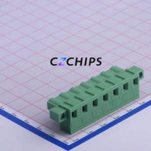 KF2EDGKM-7.62-7P Plug-in Terminal Block P=7.62mm Connector Plug Screw Fixing 1x7P 7.62mm - Product Image 2