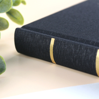 Doublure en tissu livre décoratif de mode de haute qualité impression personnalisée journal à couverture rigide livres de cahier service d'impression personnalisé