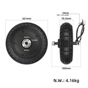 มอเตอร์ Kukirin G2 พร้อมยางแบบไม่มียางในขนาด 10*2.75-6.5 สำหรับสกู๊ตเตอร์ไฟฟ้า Kugoo kirin Kukirin G2 มอเตอร์ขับเคลื่อนล้อ - Product Image 2