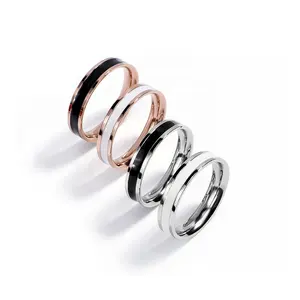 Freshing Lady Essential Accessories Small Titanium Spinner Rings