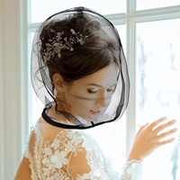 Masque facial protecteur réutilisable et lavable en nylon et mousseline pour future mariée, protège-maquillage pour femmes, idéal pour la beauté et les mariages