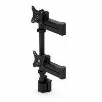 Support d'écran de bureau robuste en aluminium de qualité supérieure, nouveau design, bras simple avec ressort à gaz réglable