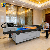 Impresora UV de Cama Plana Longke 2513 de 2400DPI Especializada en Calzado, Impresión para Vidrio/Madera/Metal/Carcasas de Teléfono, Madera, Vidrio, Plástico