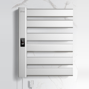 Smart Electric Heated <b>Towel</b> Warmer Wall Mounted 195W Aluminum <b>Towel</b> Rack LED Display 24H Timer APP Control Mihome CN Region - Product Image 3