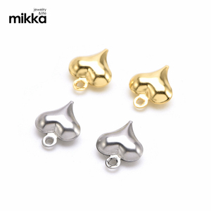 สร้อยคอหัวใจกลวงทอง18K เรียบง่ายเครื่องประดับจี้ผู้หญิง - Product Image 5