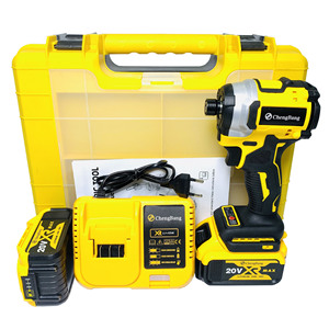 Yellow 300N.m High <b>Torque</b> Cordless Drill Brushless Lithium Impact Screwdriver <b>Set</b> With Two 3.0Ah Li-ion Batteries DW850 - Product Image 5