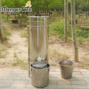2025 nueva condición tanque de filtro de miel de acero inoxidable de dos pisos con colador equipo de cría de animales - Product Image 1
