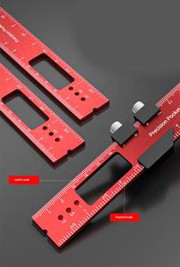 Règle de marquage de menuisier en alliage d'aluminium Règle d'angle 16/20/30cm Outil de mesure DIY - Product Image 5