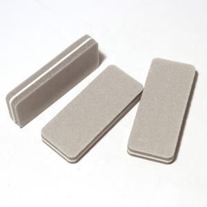 ที่ตะไบเล็บทรงสี่เหลี่ยมขนาด3.5นิ้วบัฟเฟอร์เล็บสีเทาขนาดเล็กแบบมืออาชีพบรรจุภัณฑ์โลโก้ขนาดกำหนดเองได้100/180กรวดสี่เหลี่ยม - Product Image 5