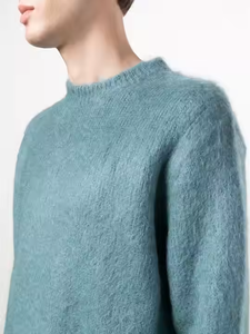 <span class=keywords><strong>Pull</strong></span> en tricot en mohair pour hommes avec logo personnalisé <span class=keywords><strong>Pull</strong></span> en coton, laine et cachemire <span class=keywords><strong>Pull</strong></span> en <span class=keywords><strong>alpaga</strong></span> pour hommes - Product Image 6
