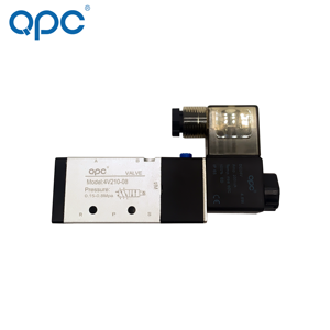 โซลินอยด์วาล์ว 4V ซีรีส์ AIRTAC แบบ 2 ตำแหน่ง 5 ทาง แรงดันไฟฟ้า 220V 110V 24V สำหรับเครื่องมือลมอื่นๆ - Product Image 6