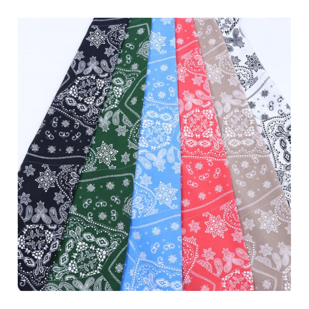 High quality polyester multi-color printed four-sided elastic printed fabric for women's children's clothing