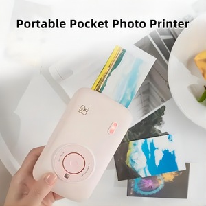 Mini Impresora de Etiquetas Inalámbrica ZINK Rosa para Teléfonos Inteligentes, Diario de Viaje, Regalos DIY, Impresora de Fotos Portátil 2026 - Product Image 3