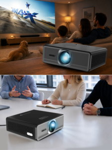 โปรเจคเตอร์ออปติคอลอิงค์เจ็ทแบบปิดผนึก P3000 VIVIBRIGHT PROJECTOR โปรเจคเตอร์สมาร์ทโฮมซีเนม่า LED พร้อม Netflix, AirPlay และ <span class=keywords><strong>Chromecast</strong></span> - Product Image 4