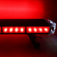 RGB Rot-Blau 3W LED-Blitzlichtleiste, flaches Design, 47 Zoll (120 cm), Notfallwarnleuchten für Autos und LKWs, CE-zertifiziert, 12V/24V