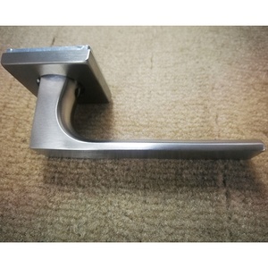 Modern Main Wooden Entry Exterior Interior square Entrance Privacy Passage Dummy <strong>Black</strong> Tubular <strong>Door</strong> <strong>Knob</strong> Lever Latch Handle Lock - Product Image 5